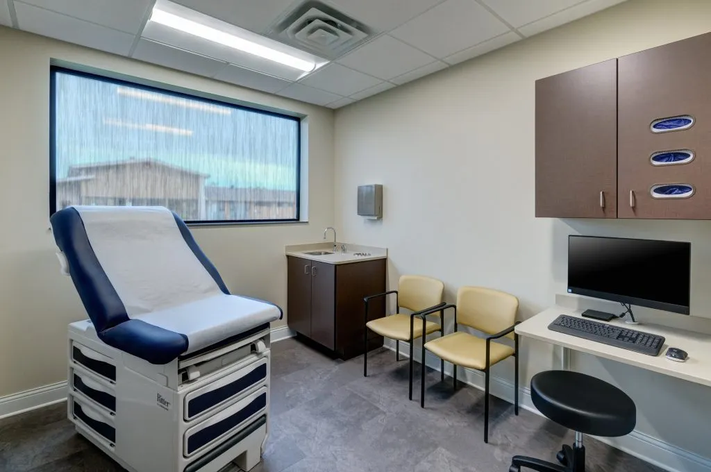 Exam area in Chicago Surgical Specialists