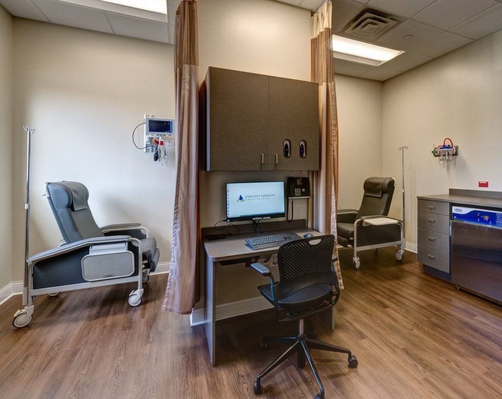 Lab area of Chicago Surgical Specialists