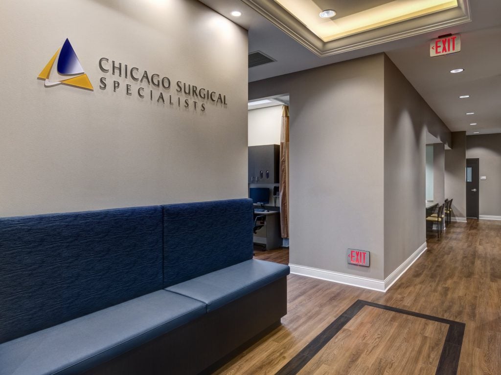 Lobby of Chicago Surgical Specialists