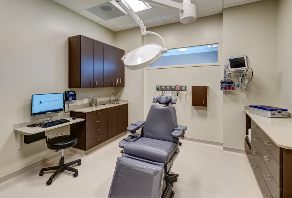 Chicago Surgical Specialists patient chair